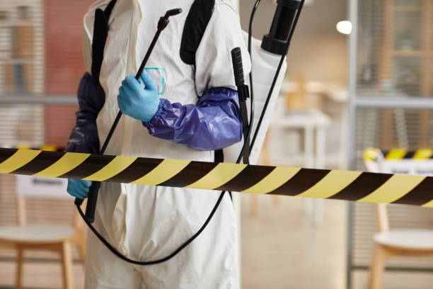 Professional Biohazard technician working in Farmingdale, NY